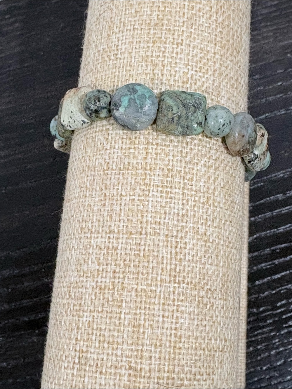 Handcrafted African Turquoise beaded bracelet
